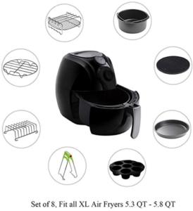 Set of 8, Fit all XL Air Fryers 5.3 QT - 5.8 QT